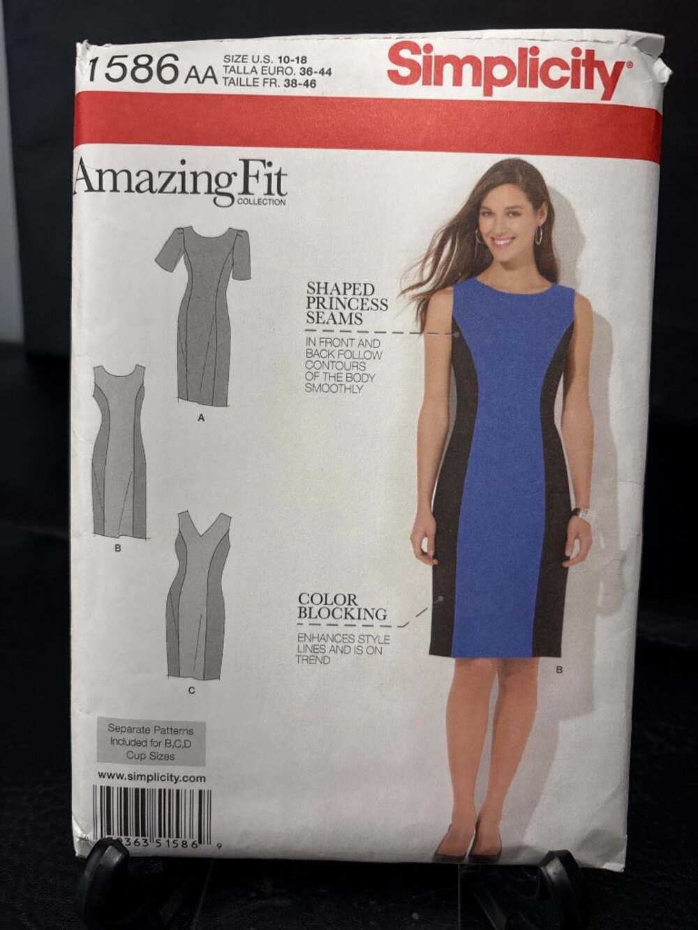 Simplicity Womens Dress Sewing Pattern 1586 Size 10-14-16-18 Uncut